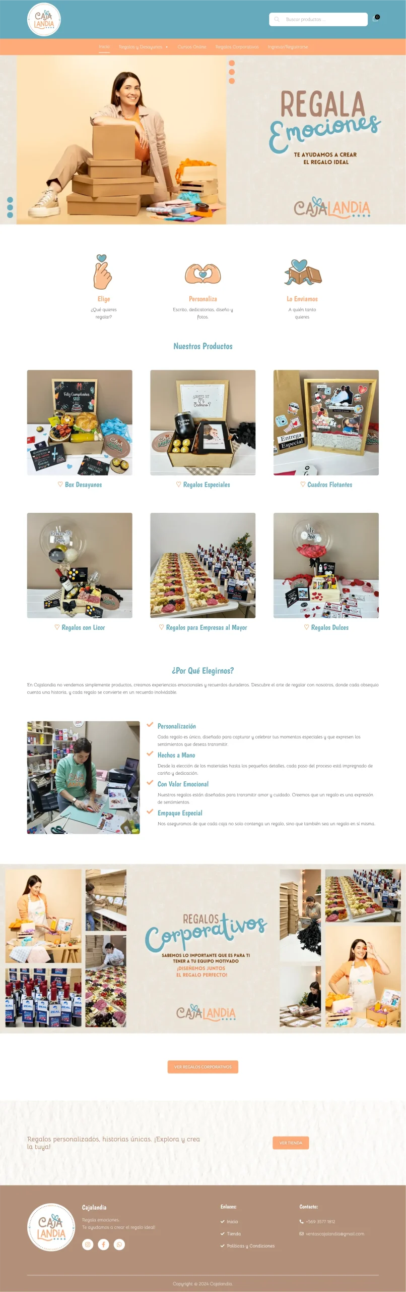 marudev portafolio tienda ecommerce cajalandia desktop scaled